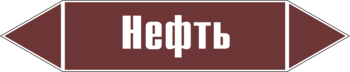 Маркировка трубопровода "нефть" (пленка, 126х26 мм) - Маркировка трубопроводов - Маркировки трубопроводов "ЖИДКОСТЬ" - Магазин охраны труда ИЗО Стиль