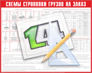 Схема строповки на заказ - Охрана труда на строительных площадках - Схемы строповки и складирования грузов - Магазин охраны труда ИЗО Стиль